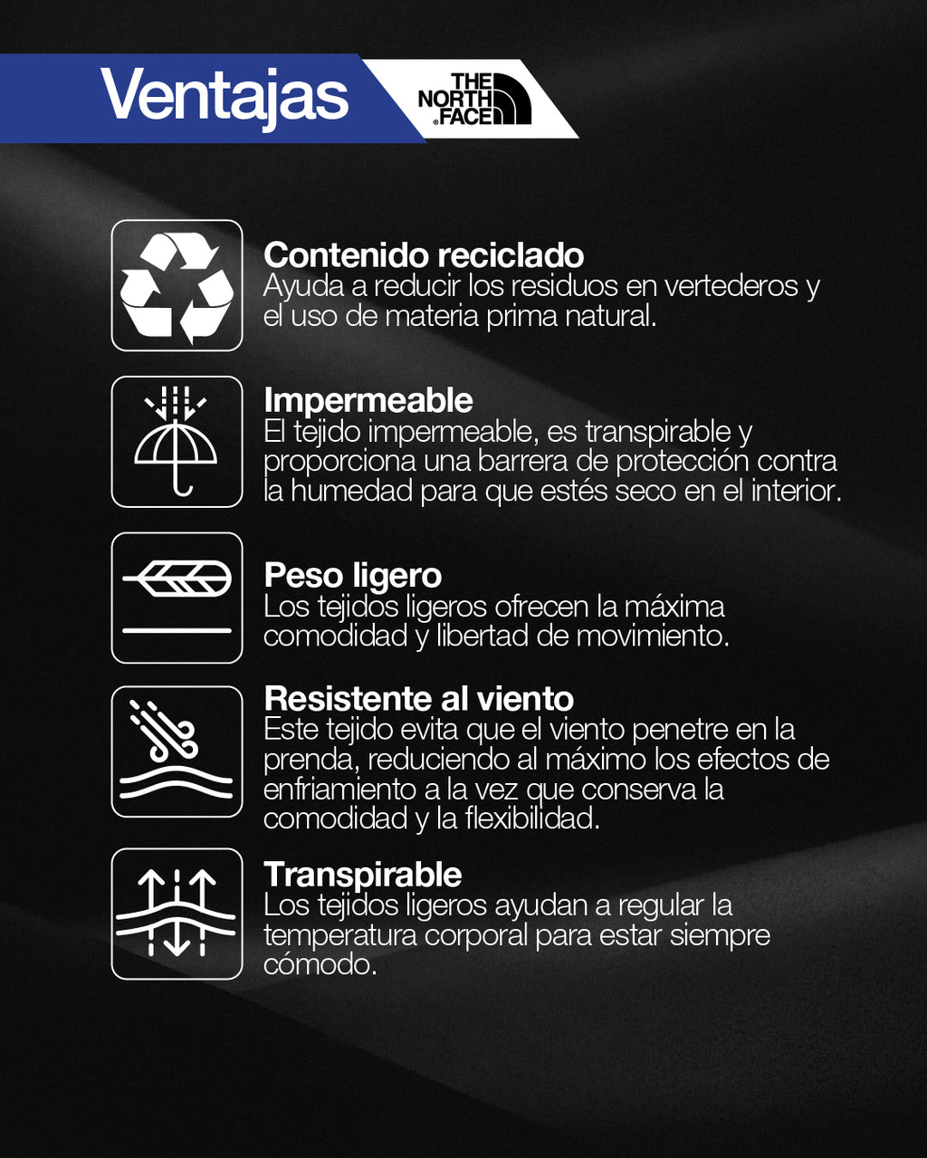 Chaqueta Impermeable Antora Jacket Azul Hombre The North Face - imagen 8