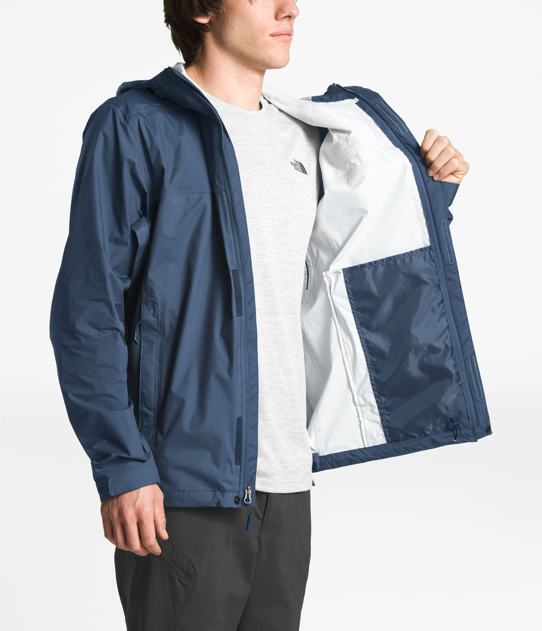 Chaqueta Venture 2 Impermeable Azul Hombre The North Face - imagen 4