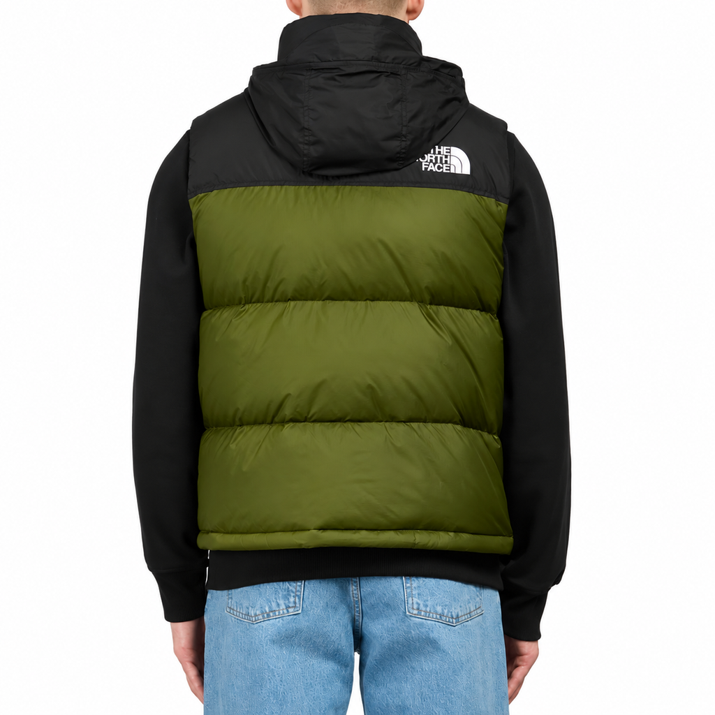 Chaleco 1996 Retro Nuptse Vest Verde Hombre The North Face
