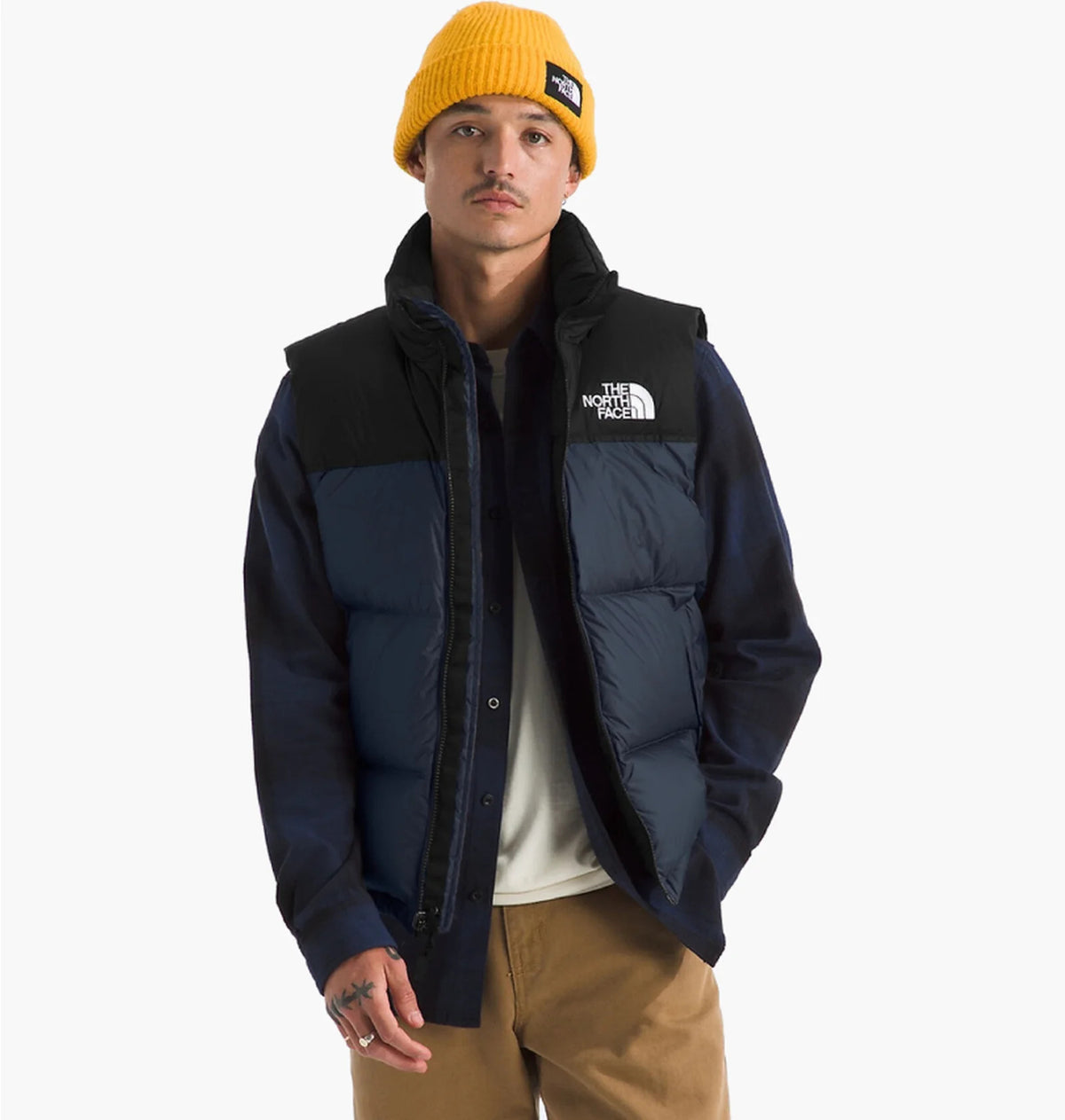 Chaleco 1996 Retro Nuptse Vest Azul Hombre The North Face