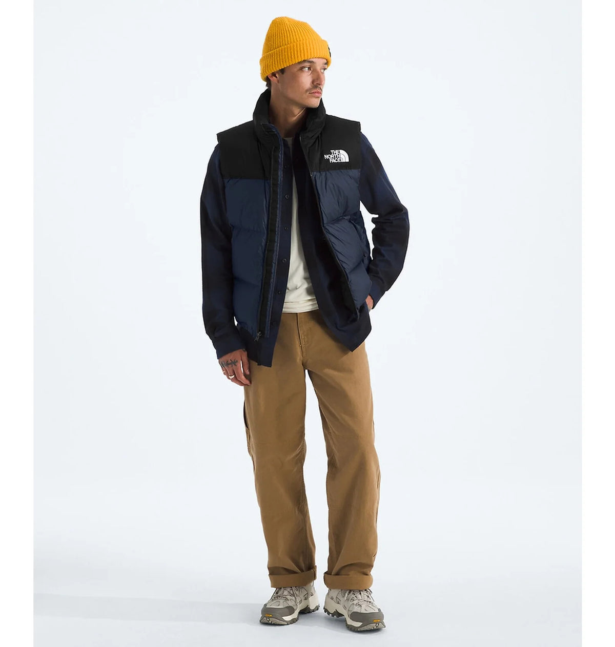 Chaleco 1996 Retro Nuptse Vest Azul Hombre The North Face