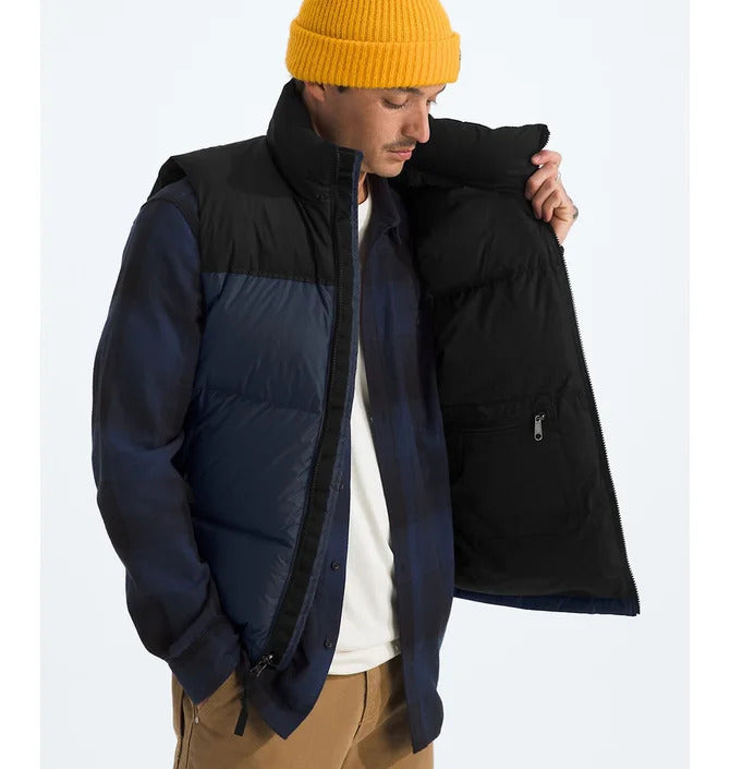 Chaleco 1996 Retro Nuptse Vest Azul Hombre The North Face