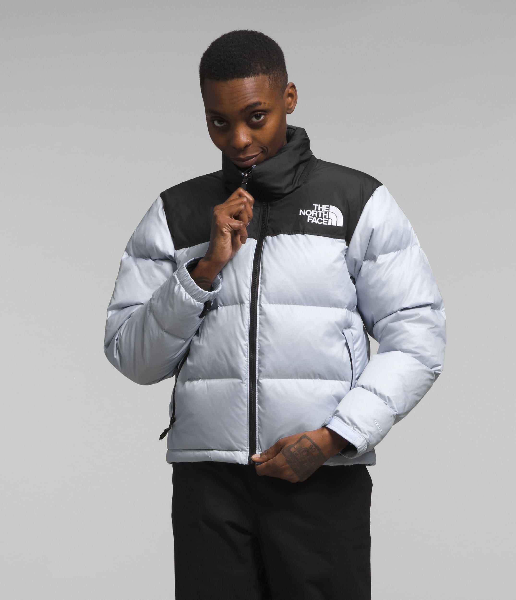 Chaqueta 1996 Retro Nuptse Térmica Gris Mujer The North Face - imagen 2