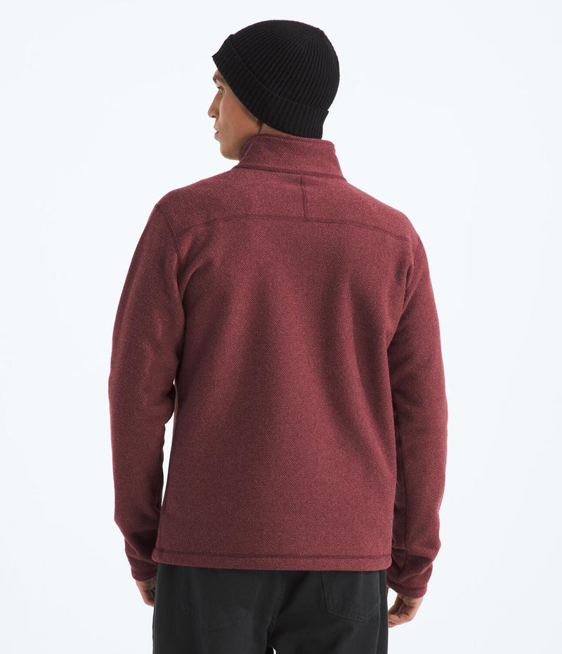 Buzo Textured Cap Rock 1/4 Zip Vinotinto Hombre The North Face - imagen 2