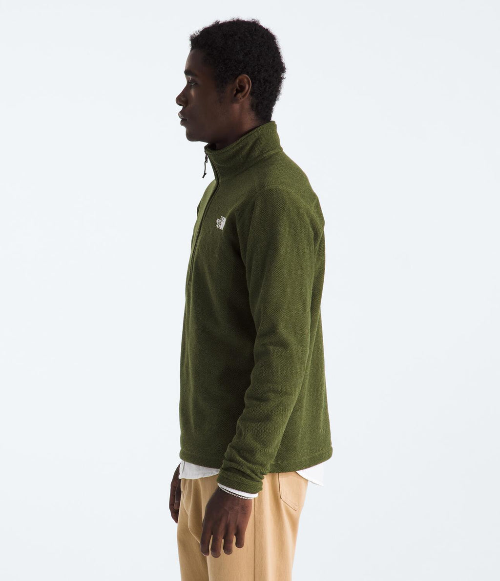 Chaqueta Polar Textured Cap Rock 1/4 Zip Verde Hombre The North Face