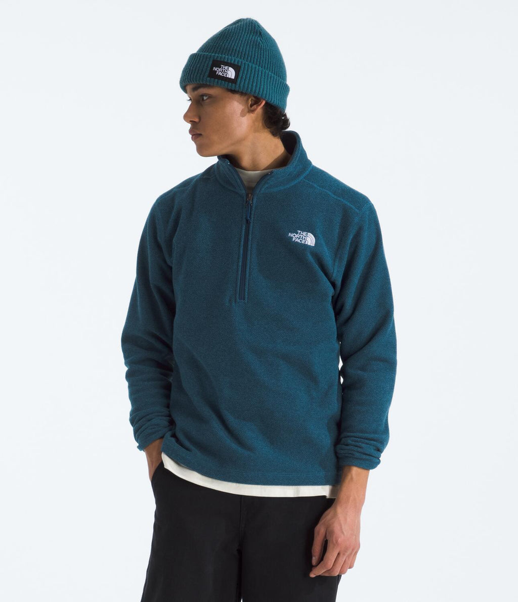 Buzo Textured Cap Rock 1/4 Zip Azul Hombre The North Face - imagen 1