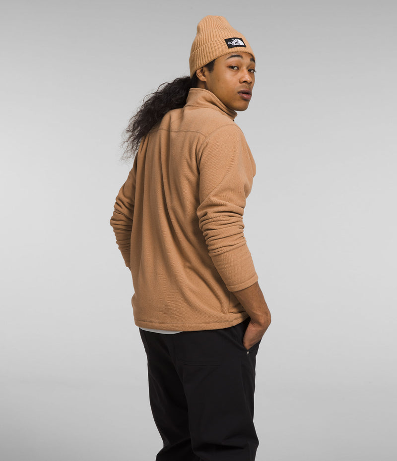 Buzo Textured Cap Rock Polar 1/4 Zip Café Hombre The North Face - imagen 2