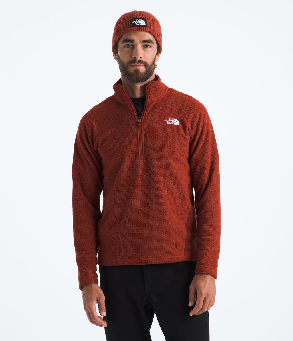 Chaqueta Polar Textured Cap Rock 1/4 Zip Rojo Hombre The North Face