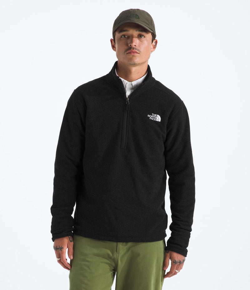 Buzo Textured Cap Rock 1/4 Zip Negra Hombre The North Face - imagen 1