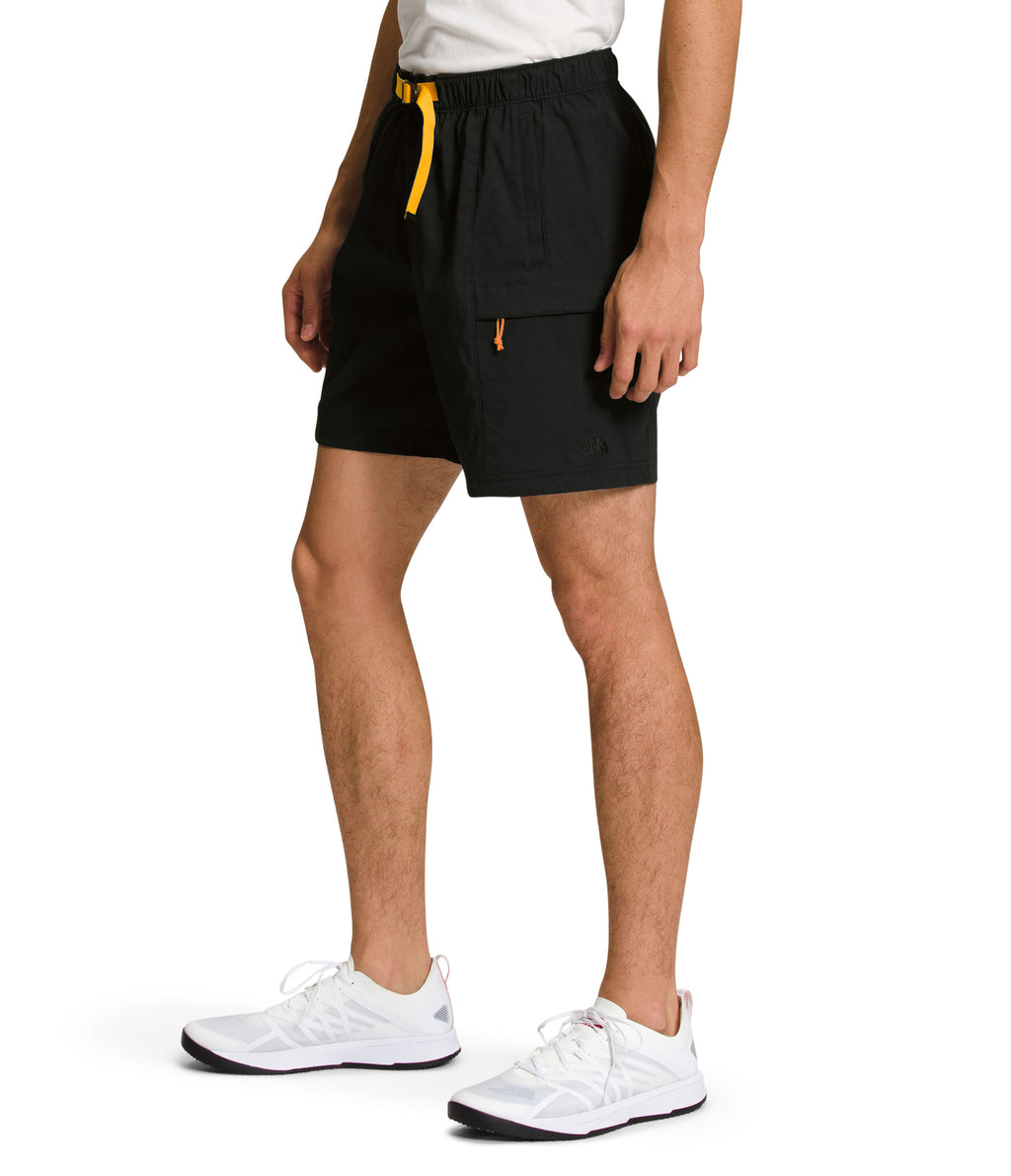 Pantaloneta Class V Belted Negra y Amarillo Hombre The North Face - imagen 2