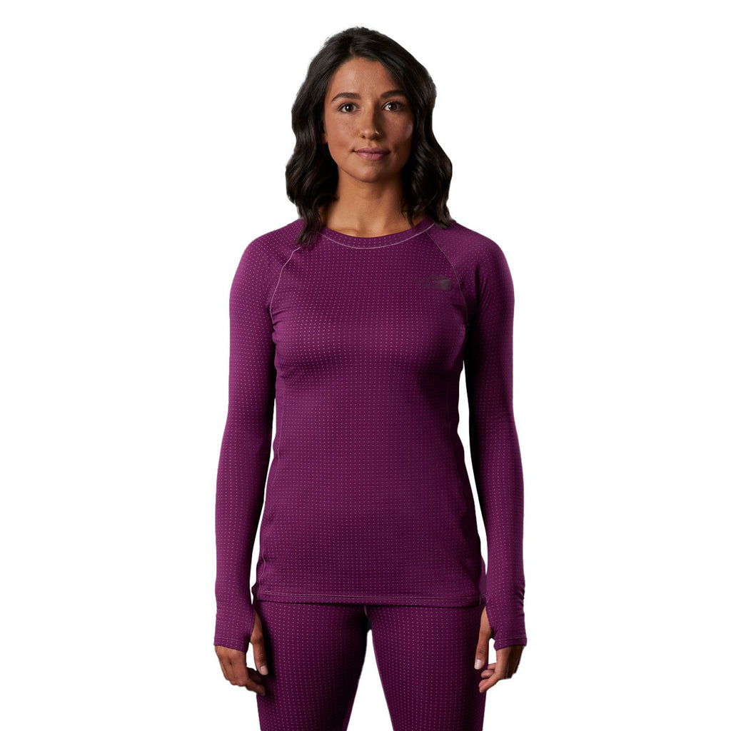 Camiseta Dotknit Crew Térmica Morada Mujer The North Face - imagen 1