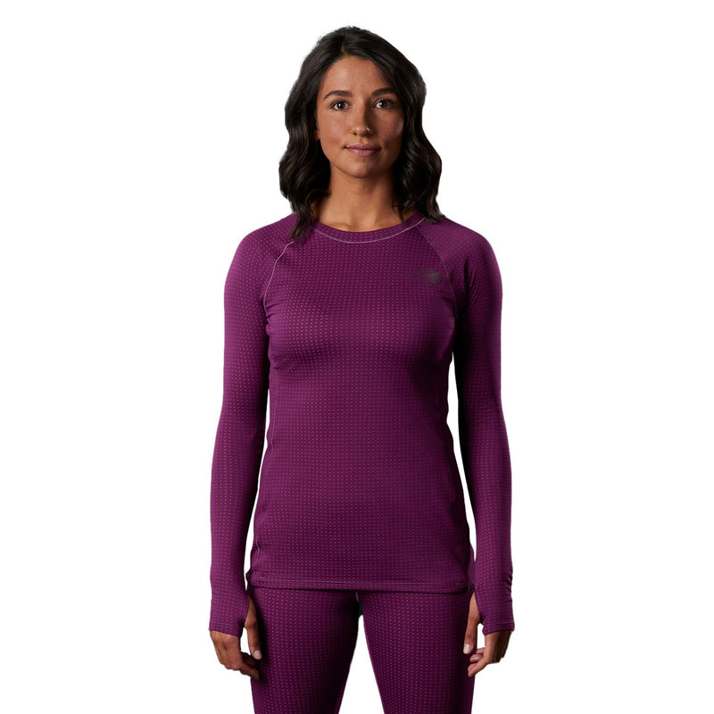 Camiseta Dotknit Crew Térmica Morada Mujer The North Face - imagen 1