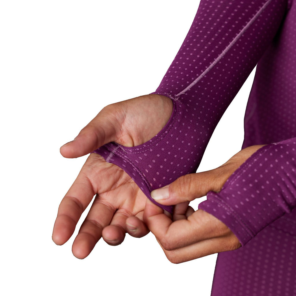 Camiseta Dotknit Crew Térmica Morada Mujer The North Face - imagen 4