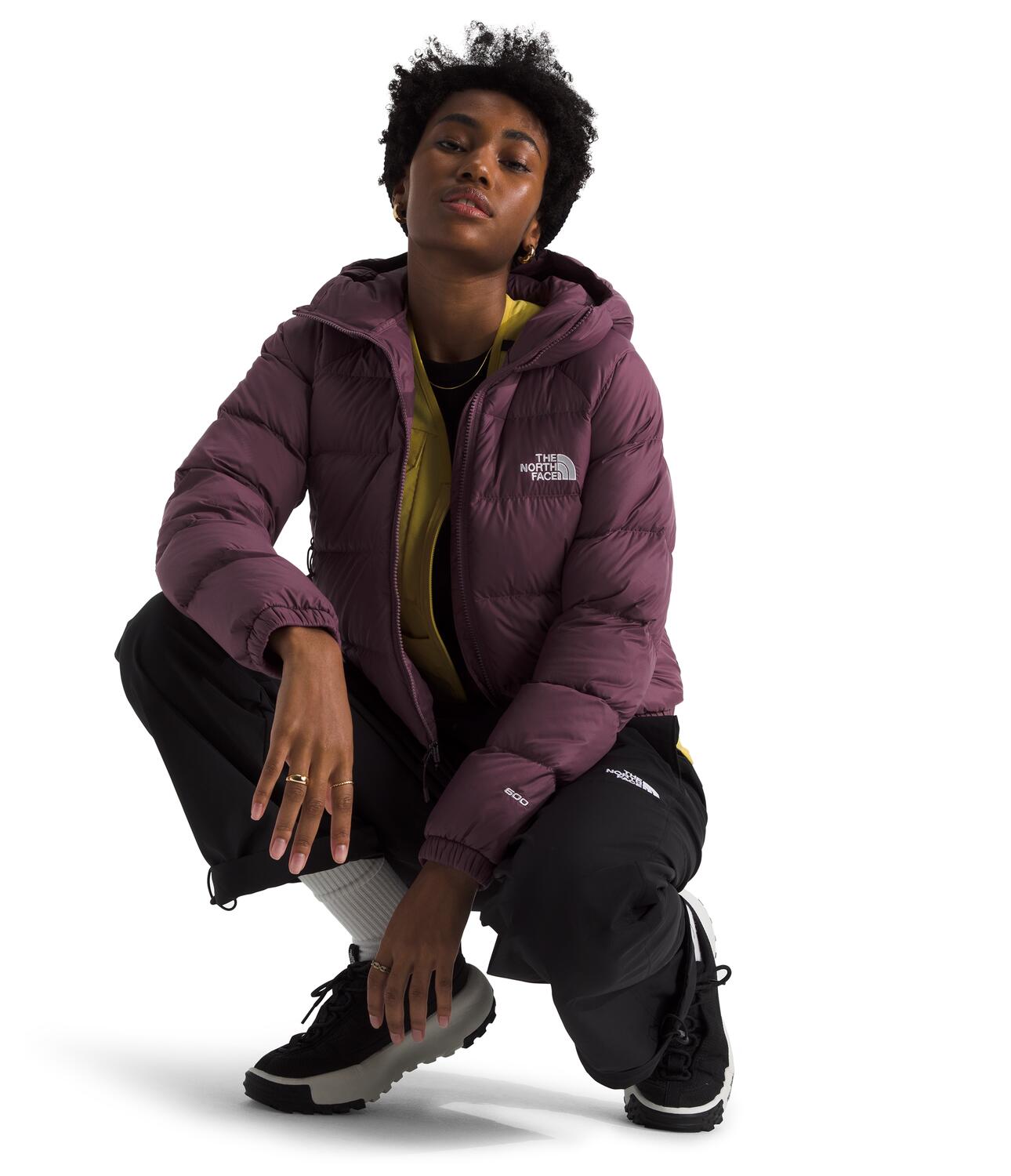 Chaqueta Hydrenalite Down Hoodie Purpura Mujer The North Face - imagen 2