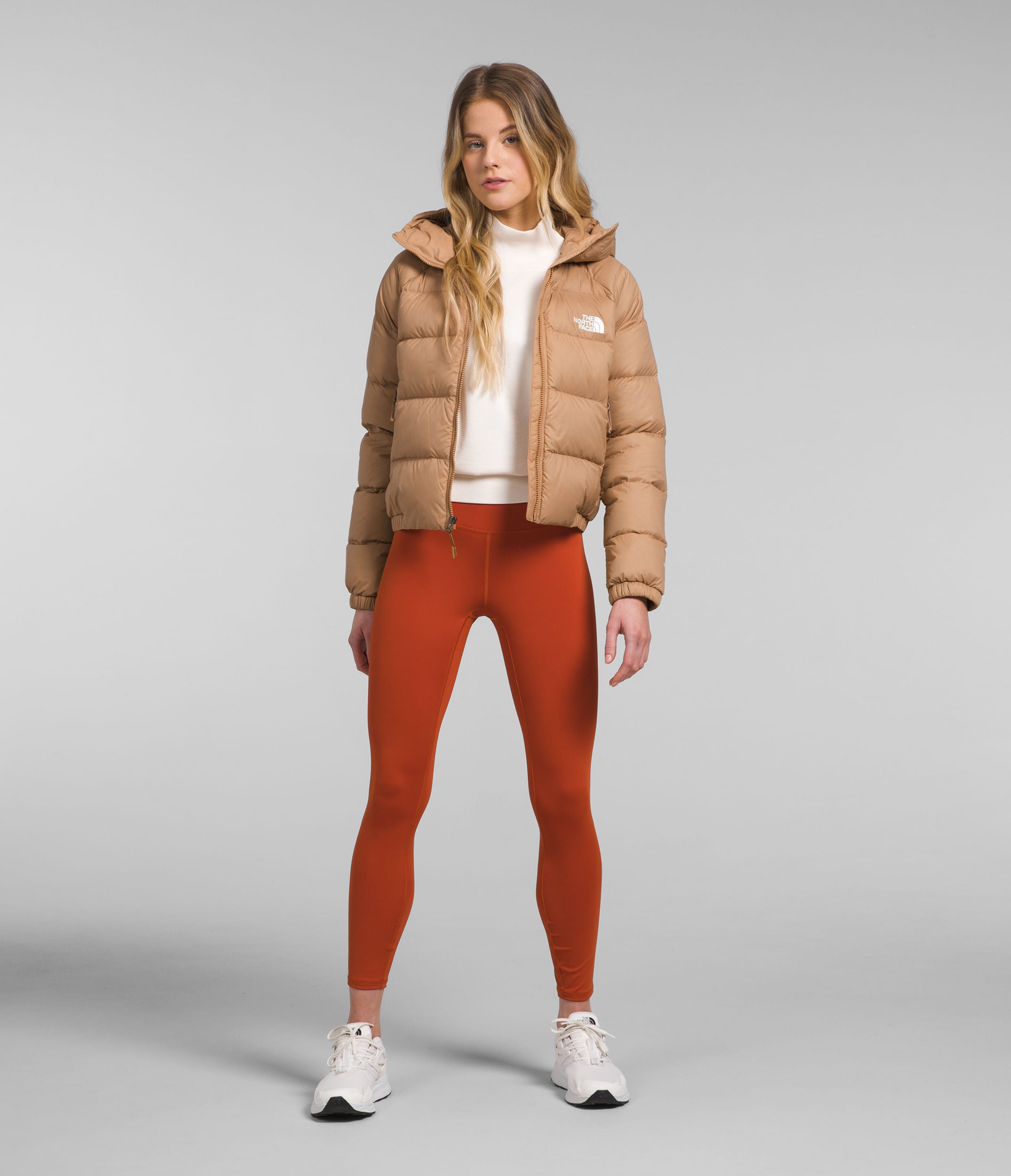 Chaqueta Hydrenalite Down Hoodie Térmica Café Mujer The North Face - imagen 3