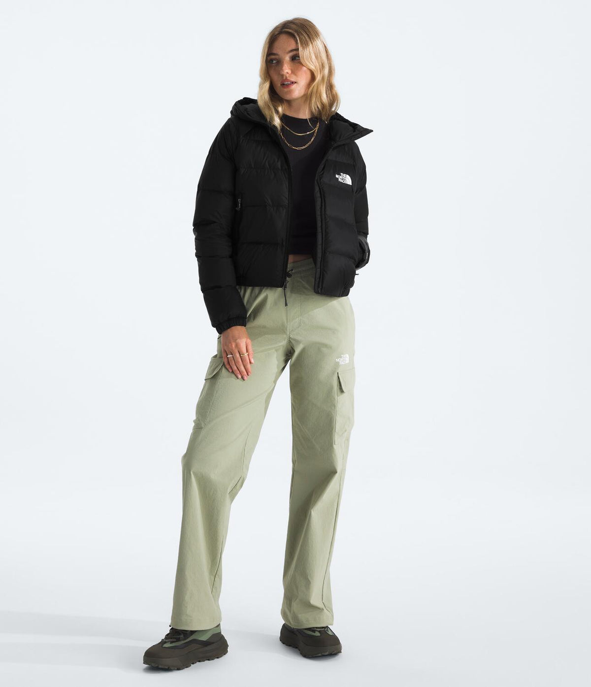 Chaqueta Hydrenalite Down Hoodie Térmica Negra Mujer The North Face