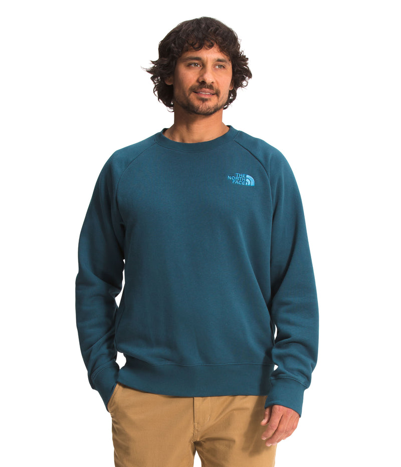 Buzo Simple Logo Crew Hombre Azul The North Face - imagen 1