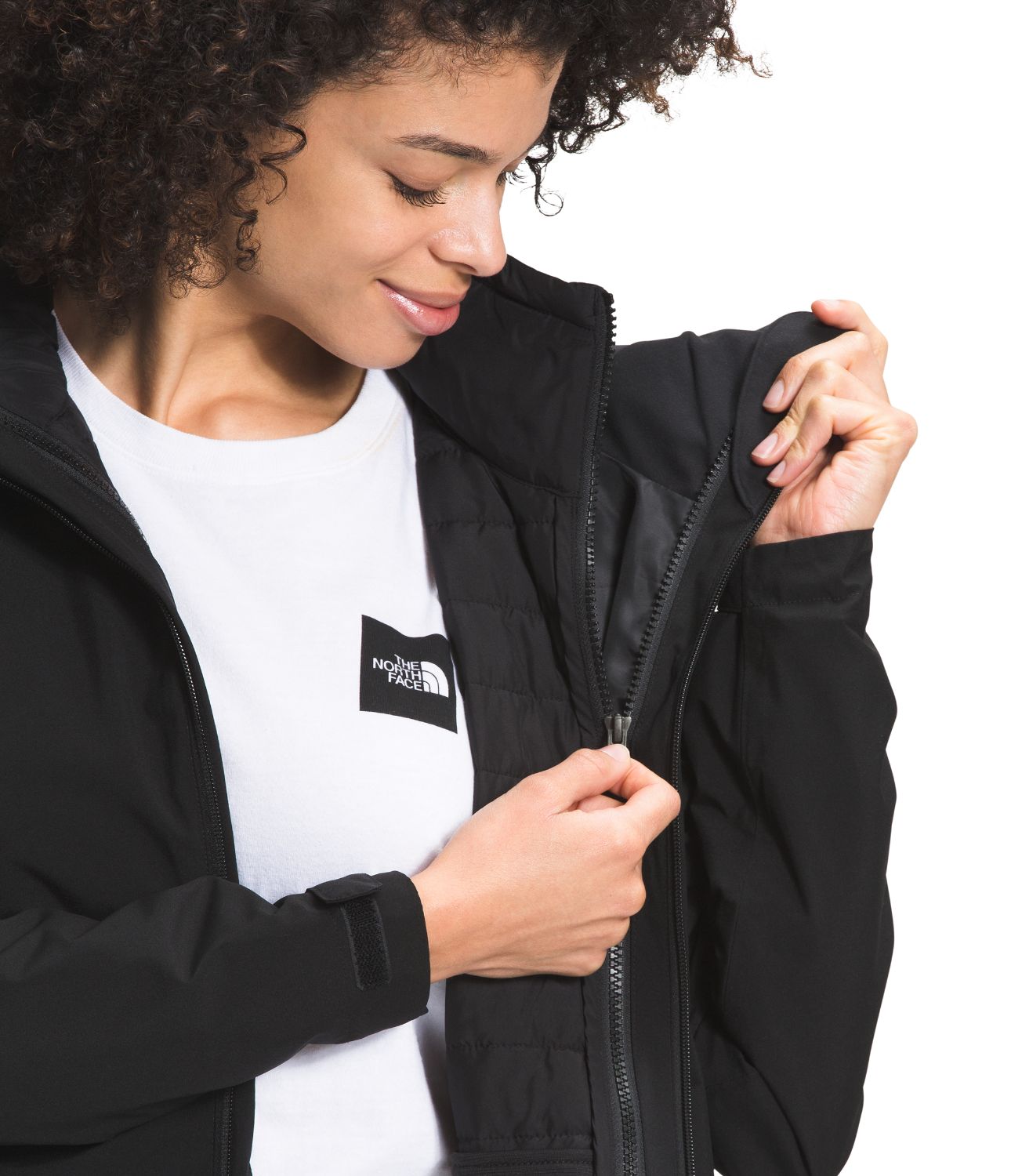 Chaqueta Carto Triclimate 3 en 1 Negra Mujer The North Face - imagen 6