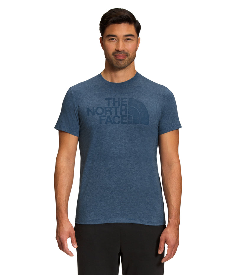 Camiseta Half Dome Tri-Blend Tee Manga Corta Azul Hombre - imagen 1
