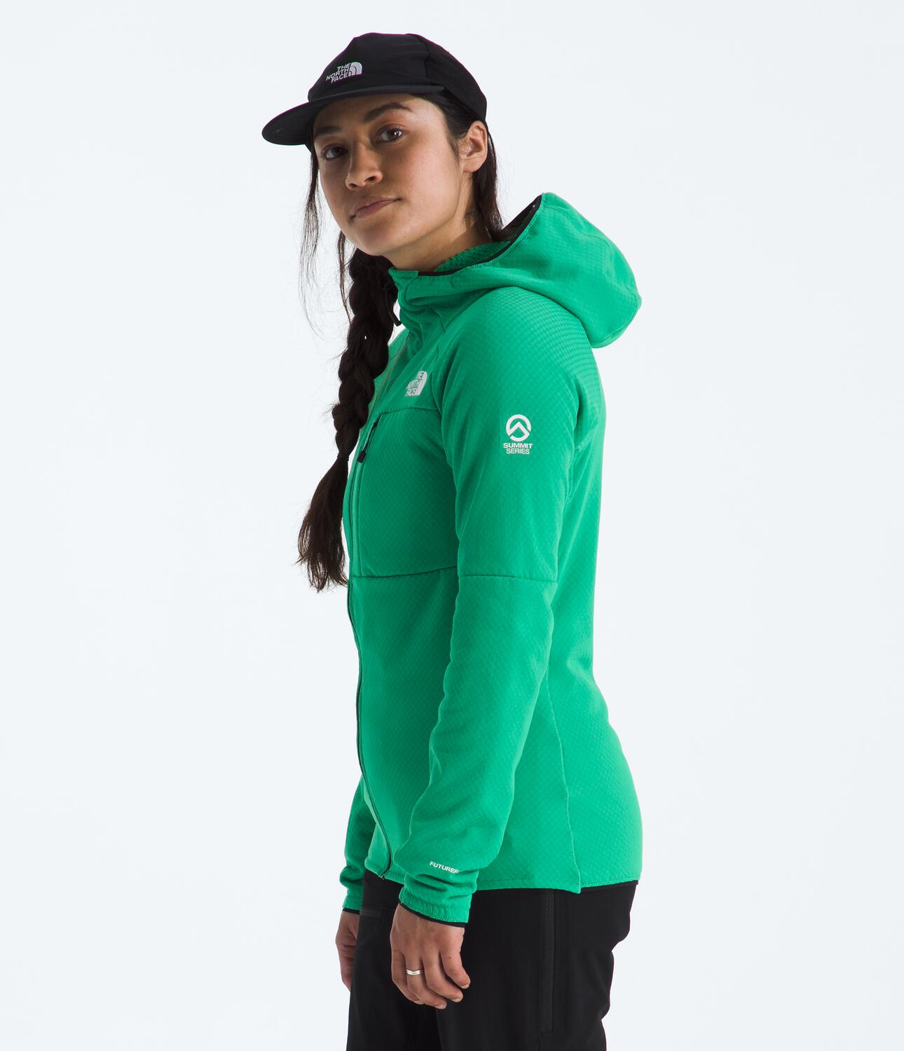 Chaqueta Summit Futurefleece Fz Hoodie Verde Mujer The North Face - imagen 3
