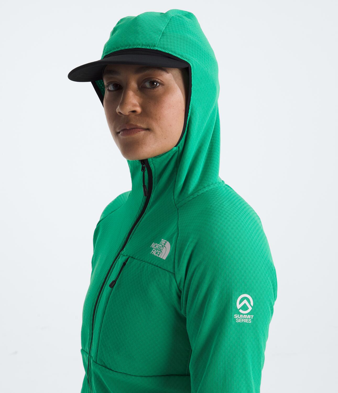 Chaqueta Summit Futurefleece Fz Hoodie Verde Mujer The North Face - imagen 4