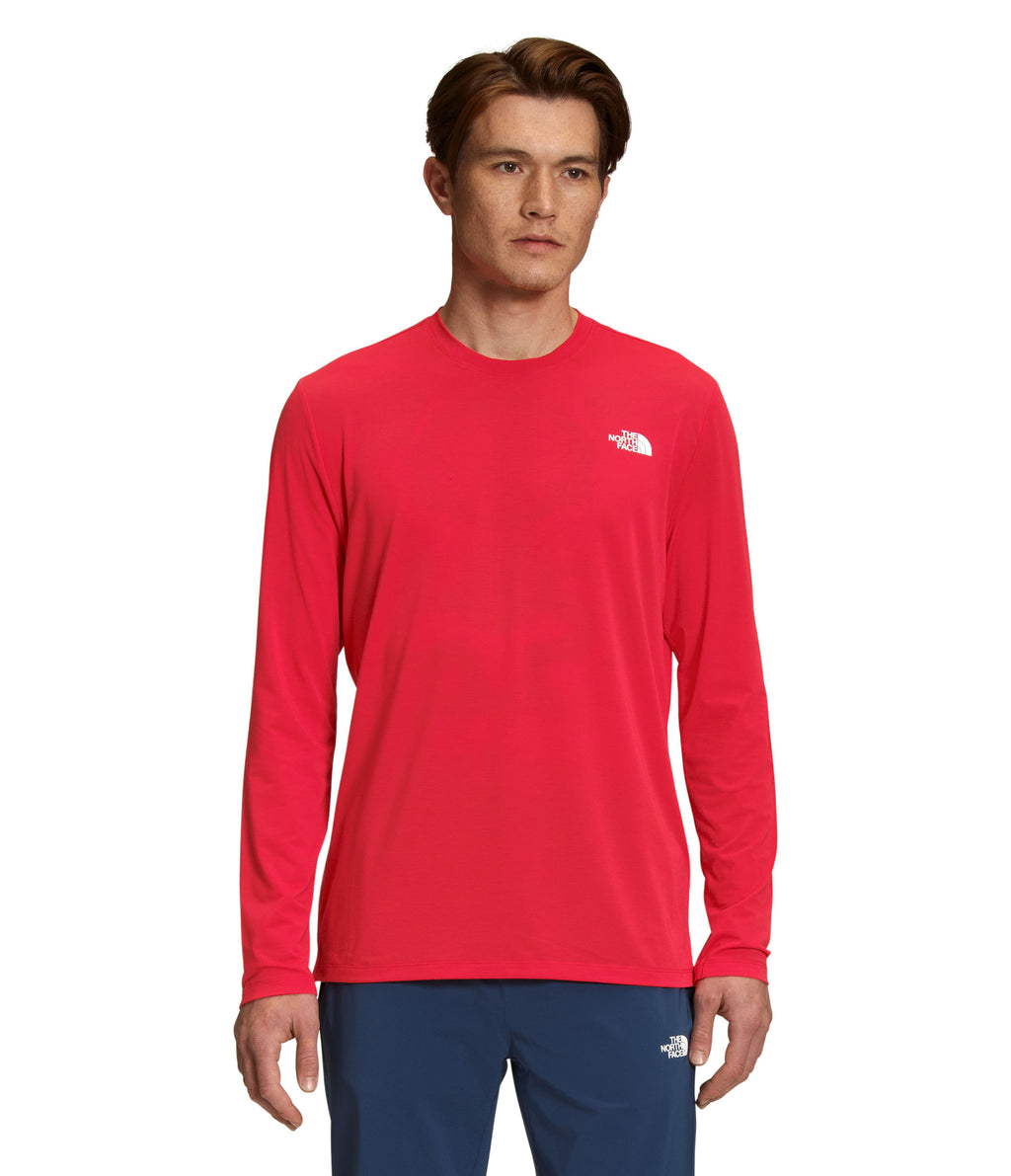 Camiseta Wander L/S Manga Larga Roja Hombre The North Face - imagen 1