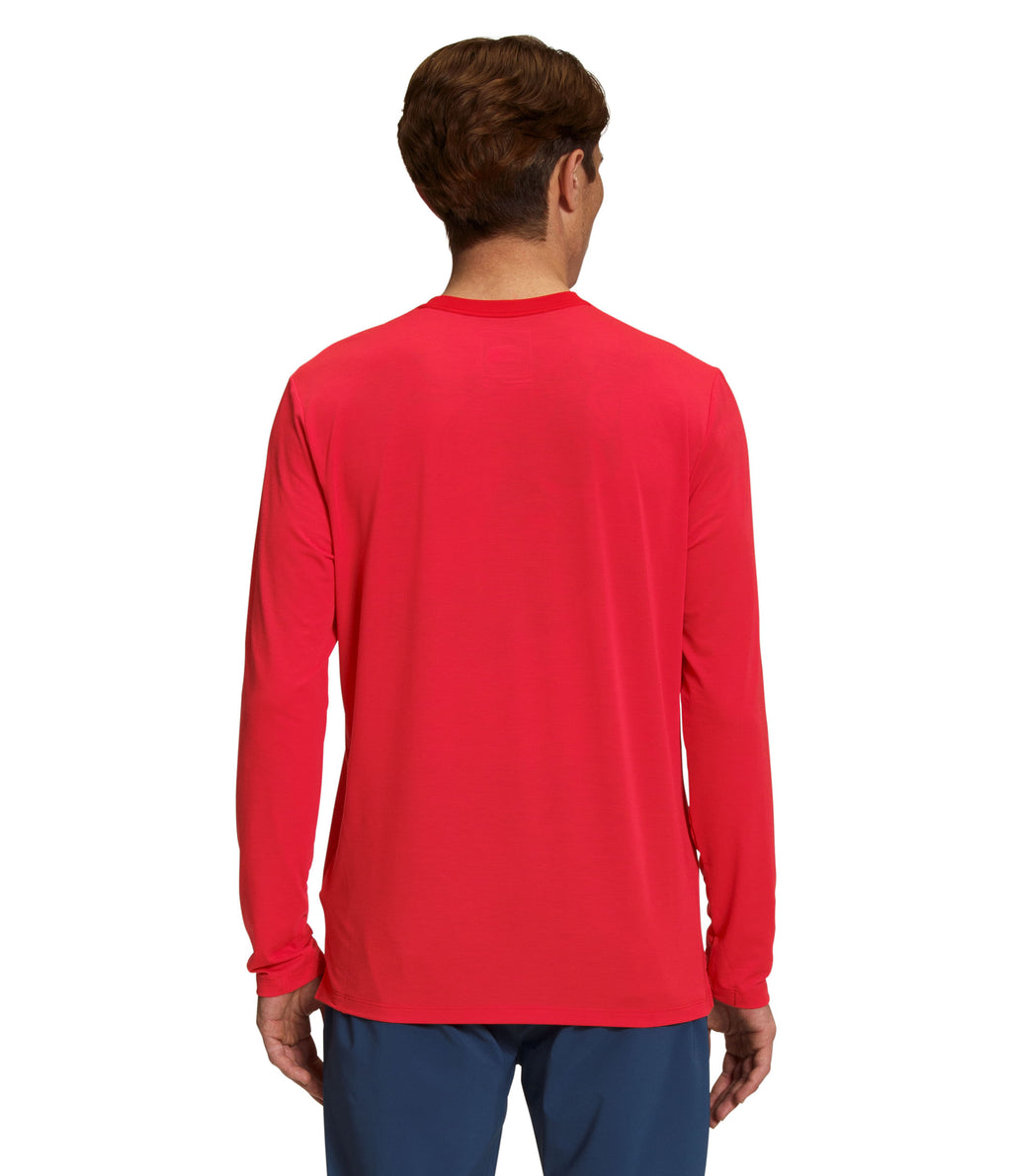 Camiseta Wander L/S Manga Larga Roja Hombre The North Face - imagen 2