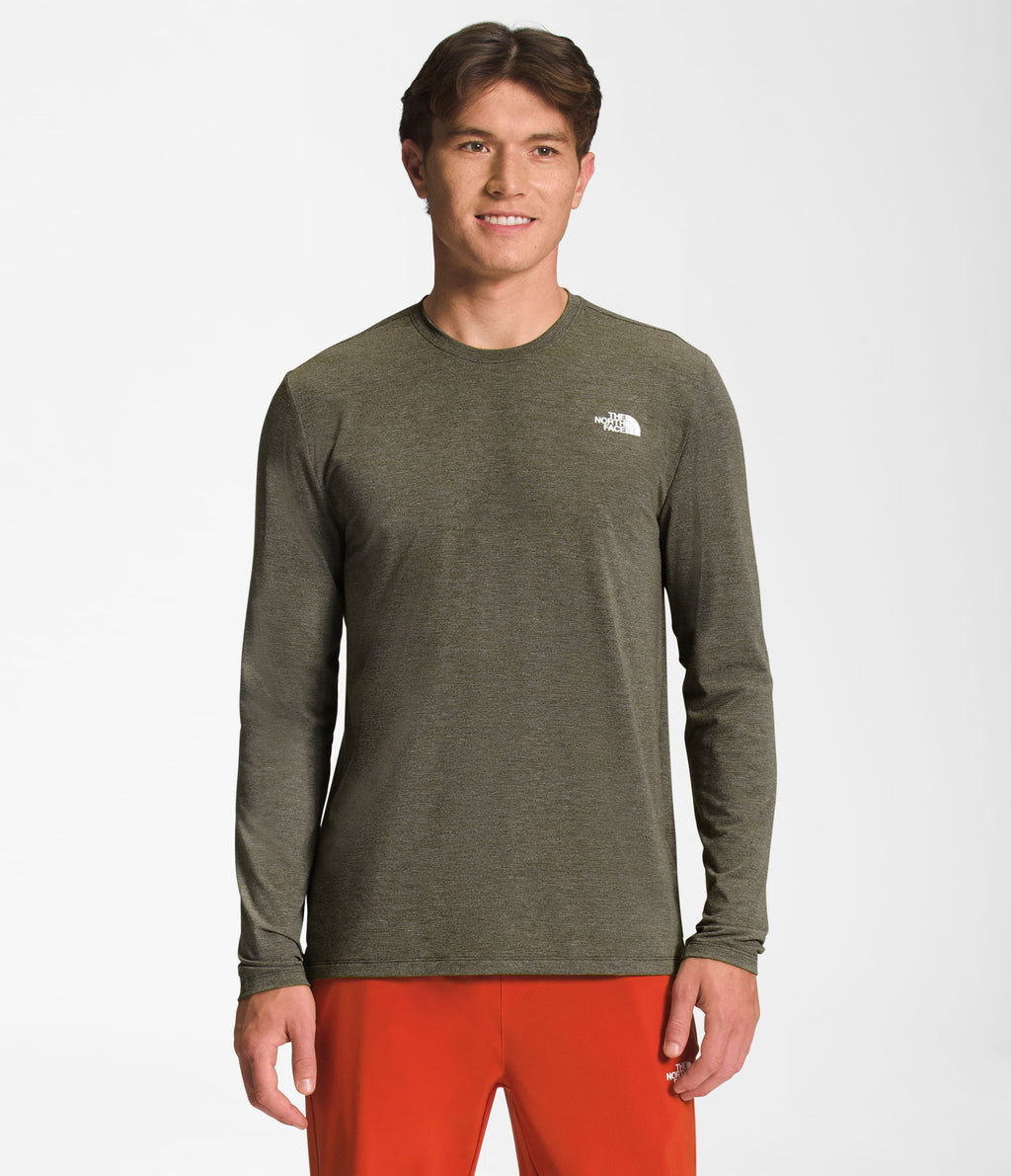 Camiseta Wander L/S Manga Larga Verde Hombre The North Face - imagen 1