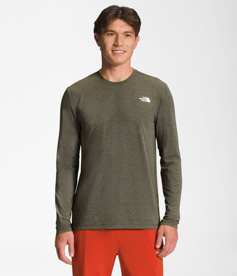 Camiseta Wander L/S Manga Larga Verde Hombre The North Face - imagen 1