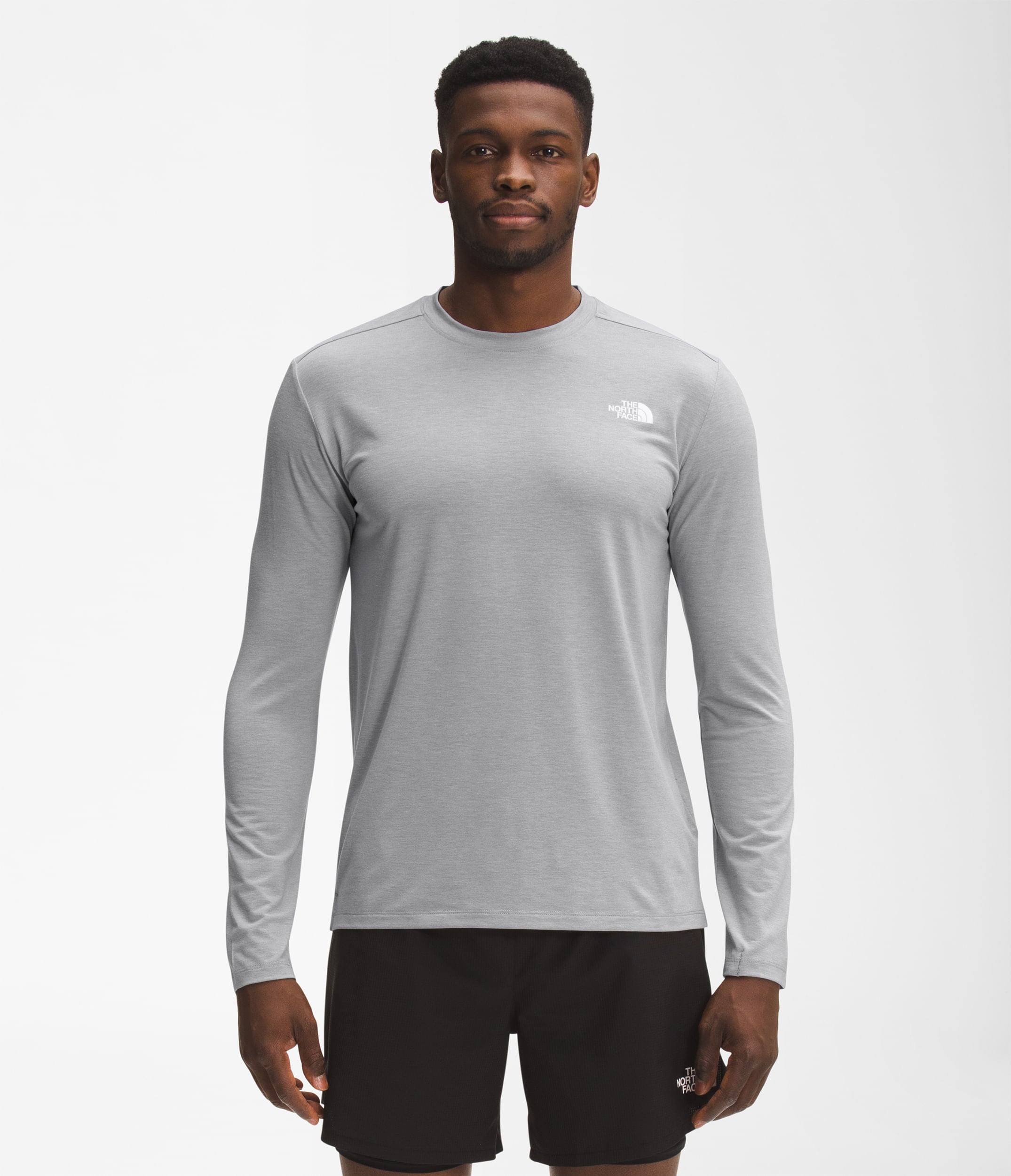 Camiseta Wander L/S Manga Larga Gris Hombre The North Face - imagen 1