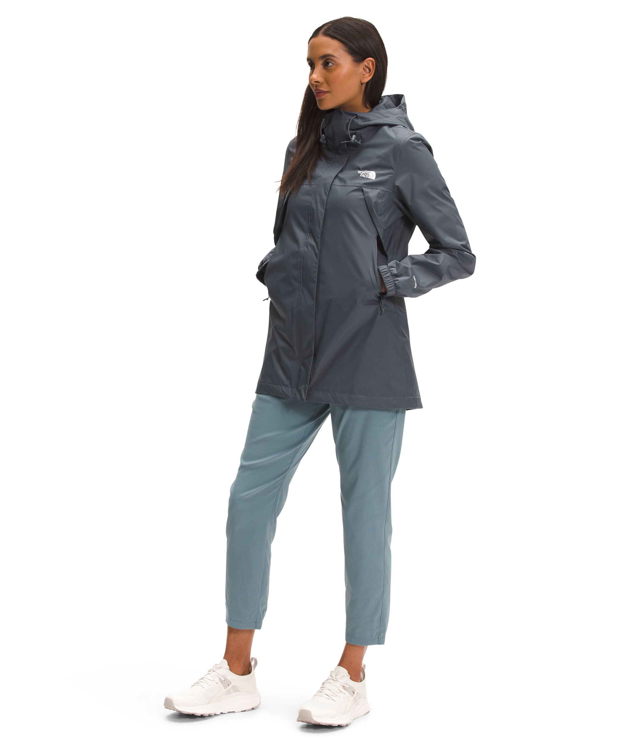Chaqueta Antora Parka Impermeable Gris Mujer The North Face - imagen 3