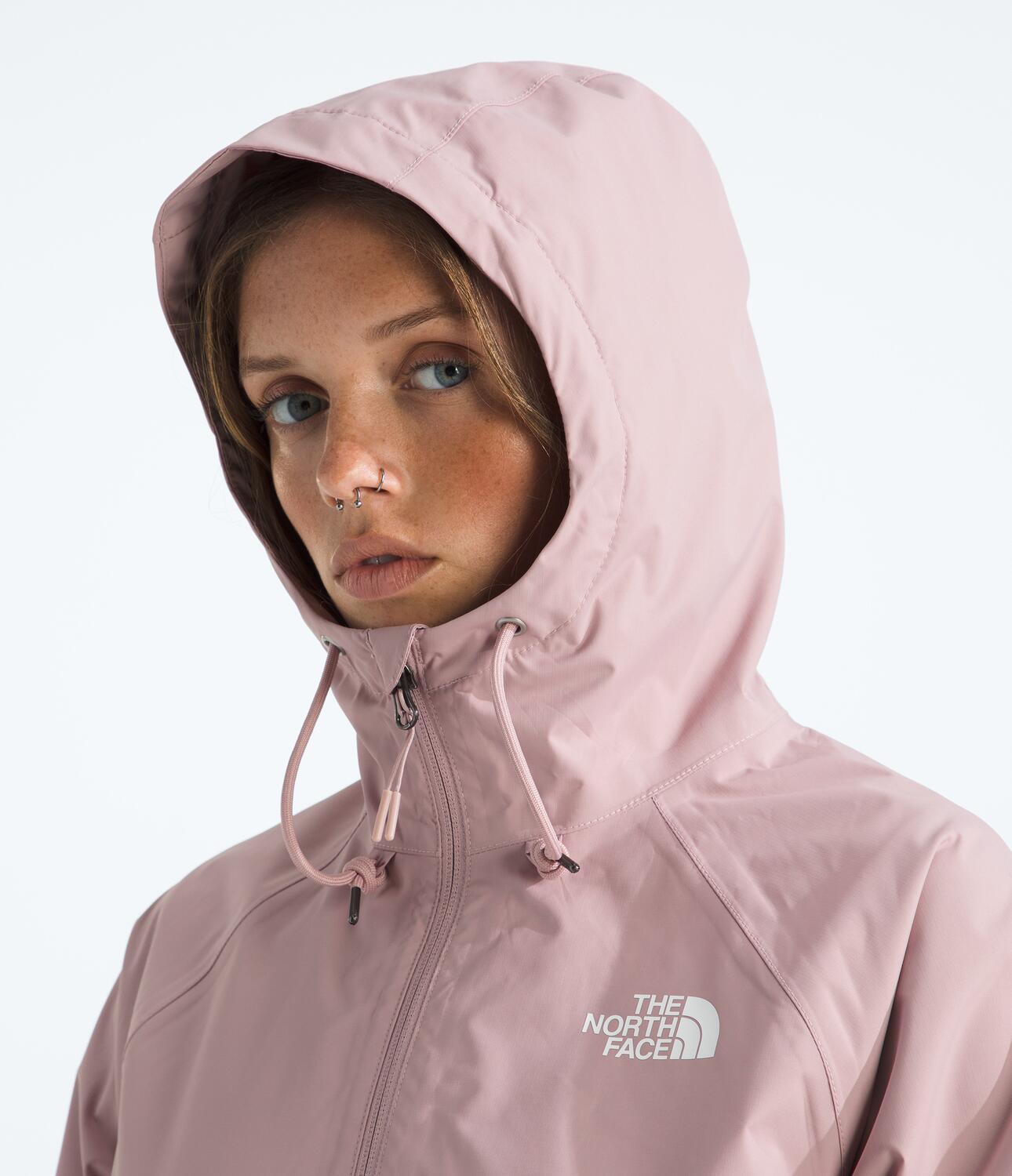 Chaqueta Antora Rain Hoodie Rosado Mujer The North Face