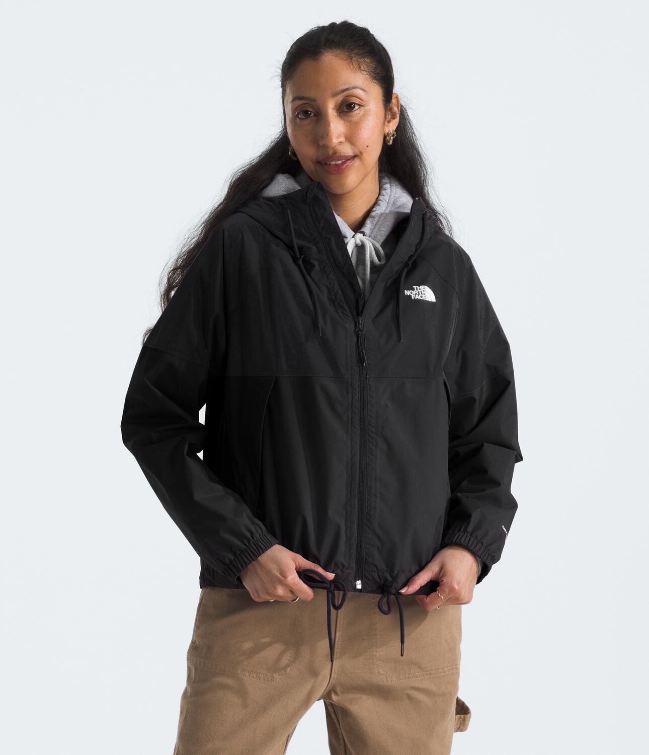 Chaqueta Antora Rain Hoodie Negra Mujer The North Face