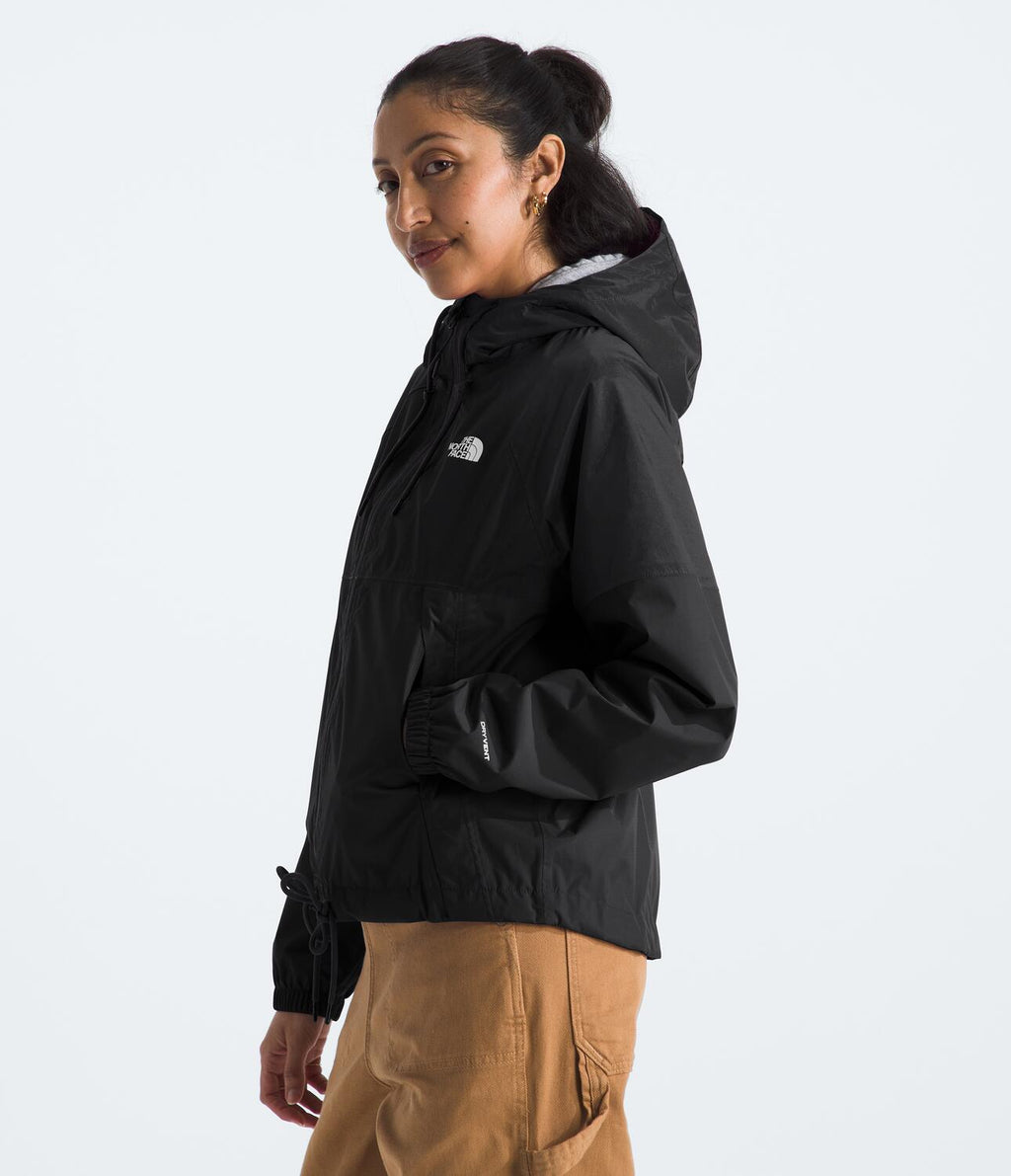 Chaqueta Antora Rain Hoodie Negra Mujer The North Face
