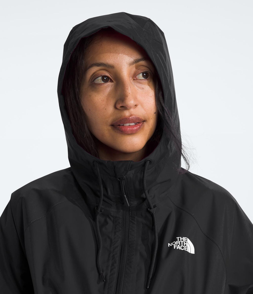 Chaqueta Antora Rain Hoodie Negra Mujer The North Face