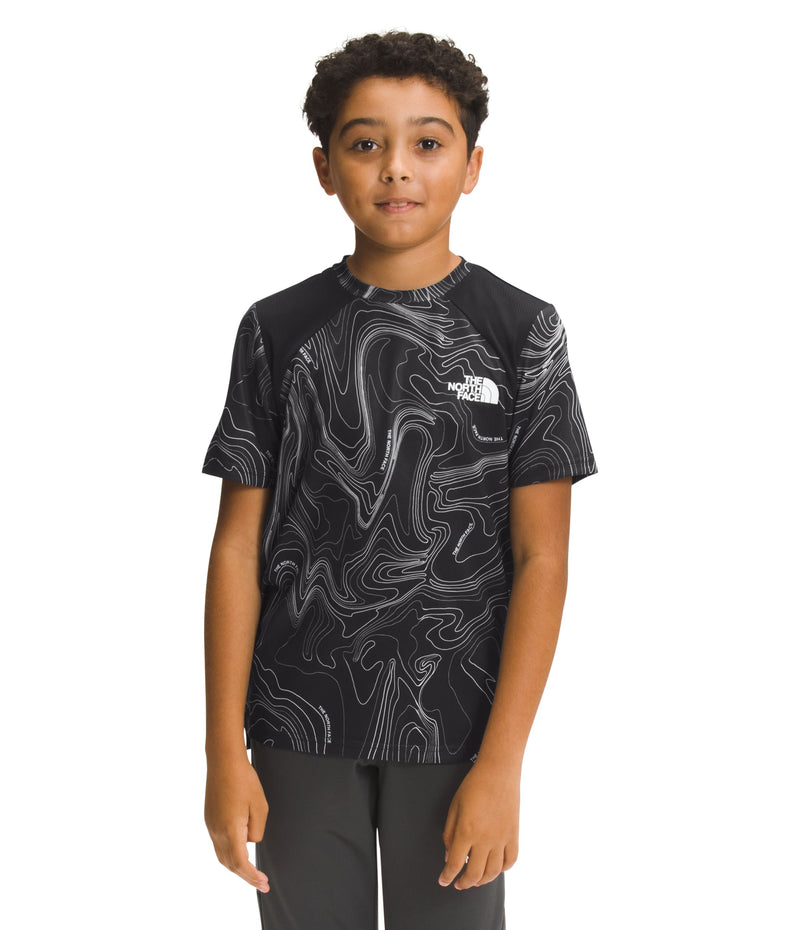 Camiseta Printed S/S Never Stop Tee Niños Negro The North Face - imagen 1