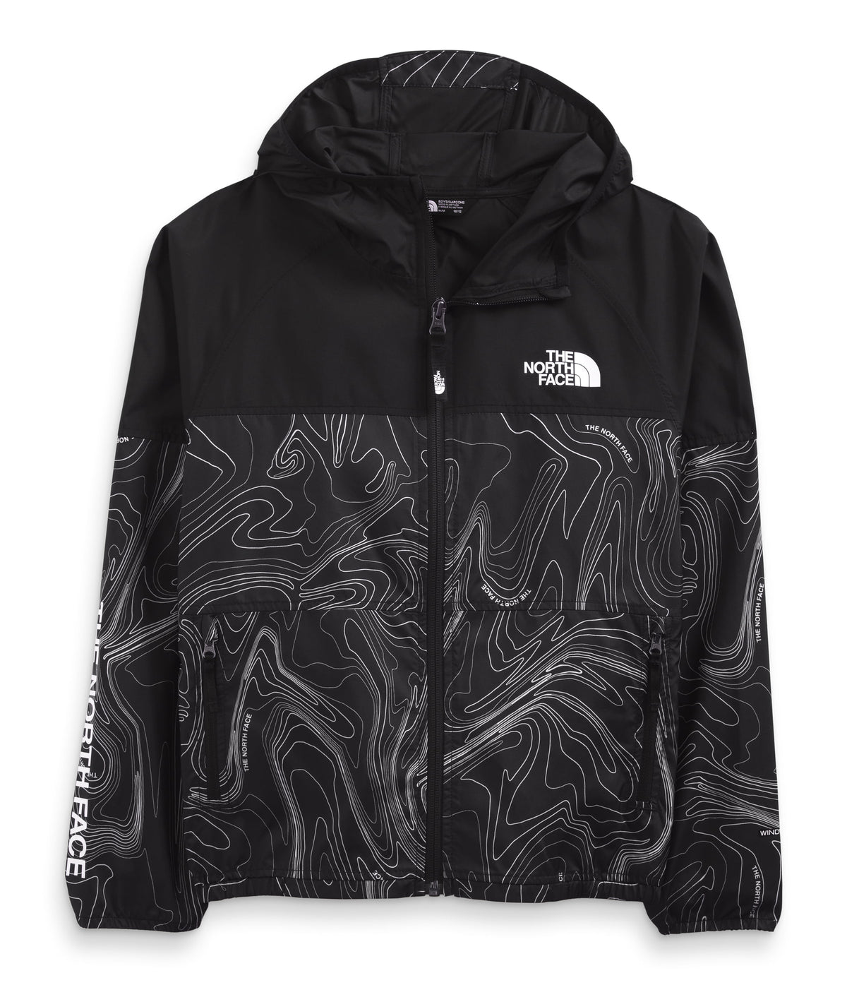 Chaqueta Printed Windwall Hoodie Negra Niño The North Face - imagen 5