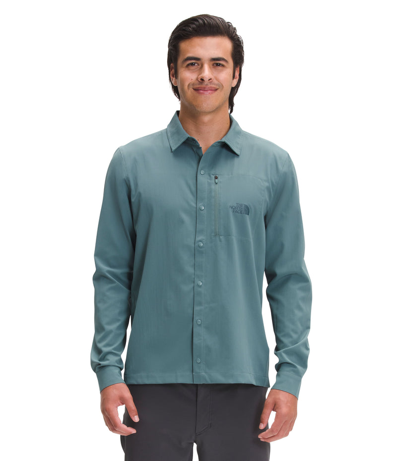 Camisa First Trail Upf L/S Shirt Azul Hombre The North Face - imagen 1