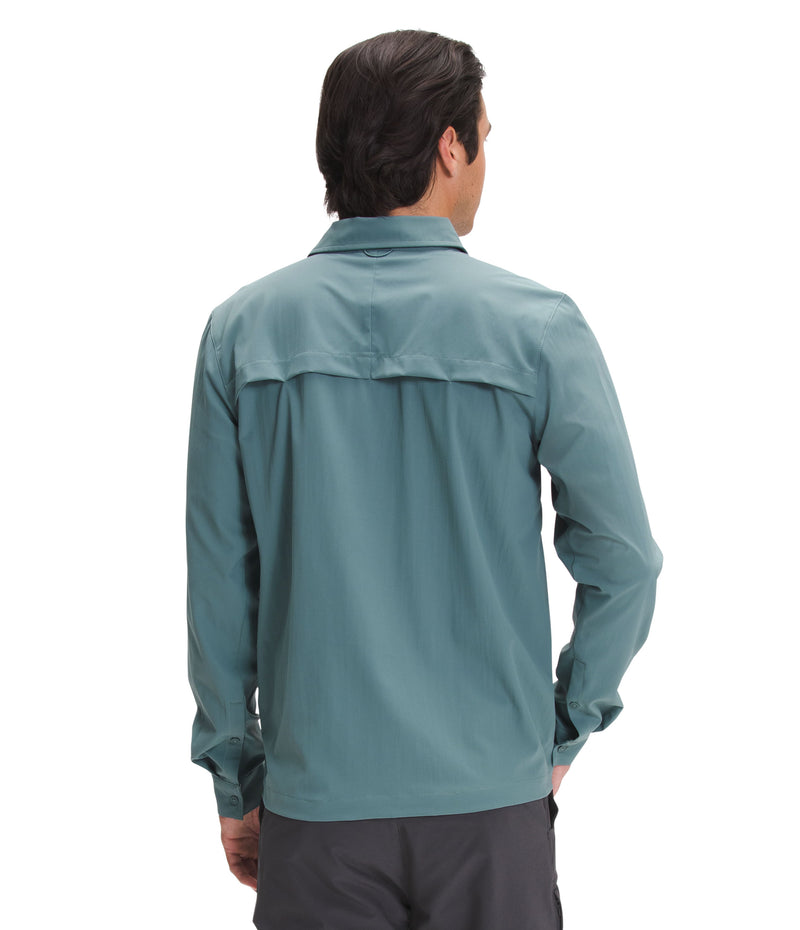Camisa First Trail Upf L/S Shirt Azul Hombre The North Face - imagen 2