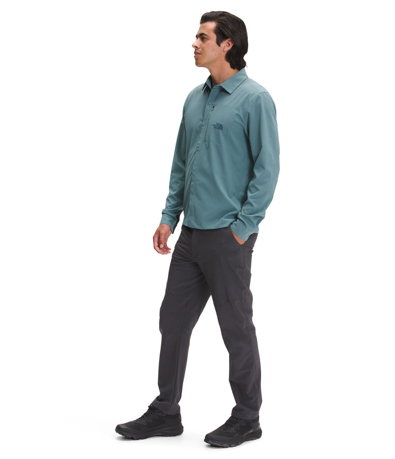 Camisa First Trail Upf L/S Shirt Azul Hombre The North Face - imagen 3