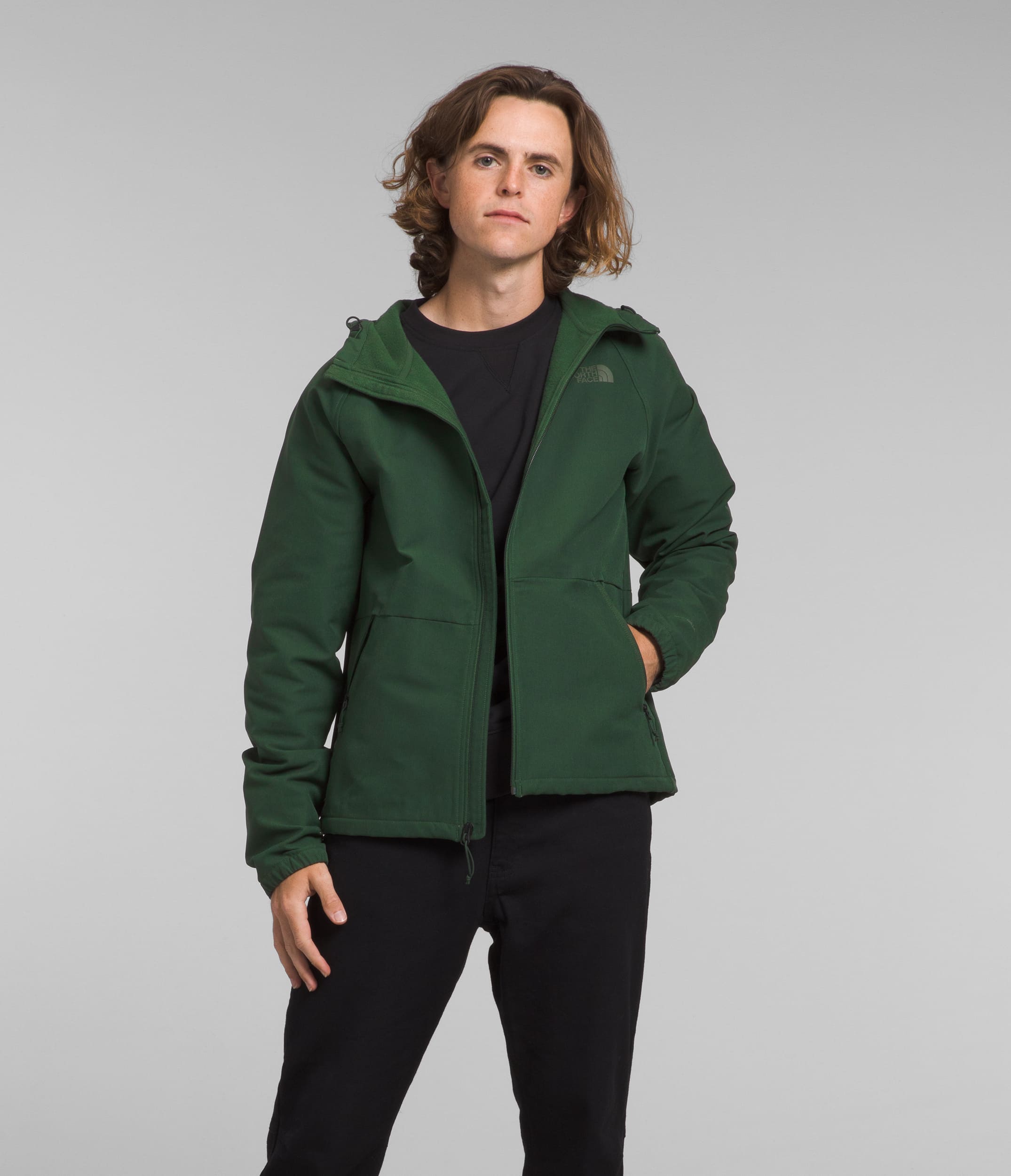Chaqueta Camden Softshell Hoodie Verde Hombre The North Face - imagen 1