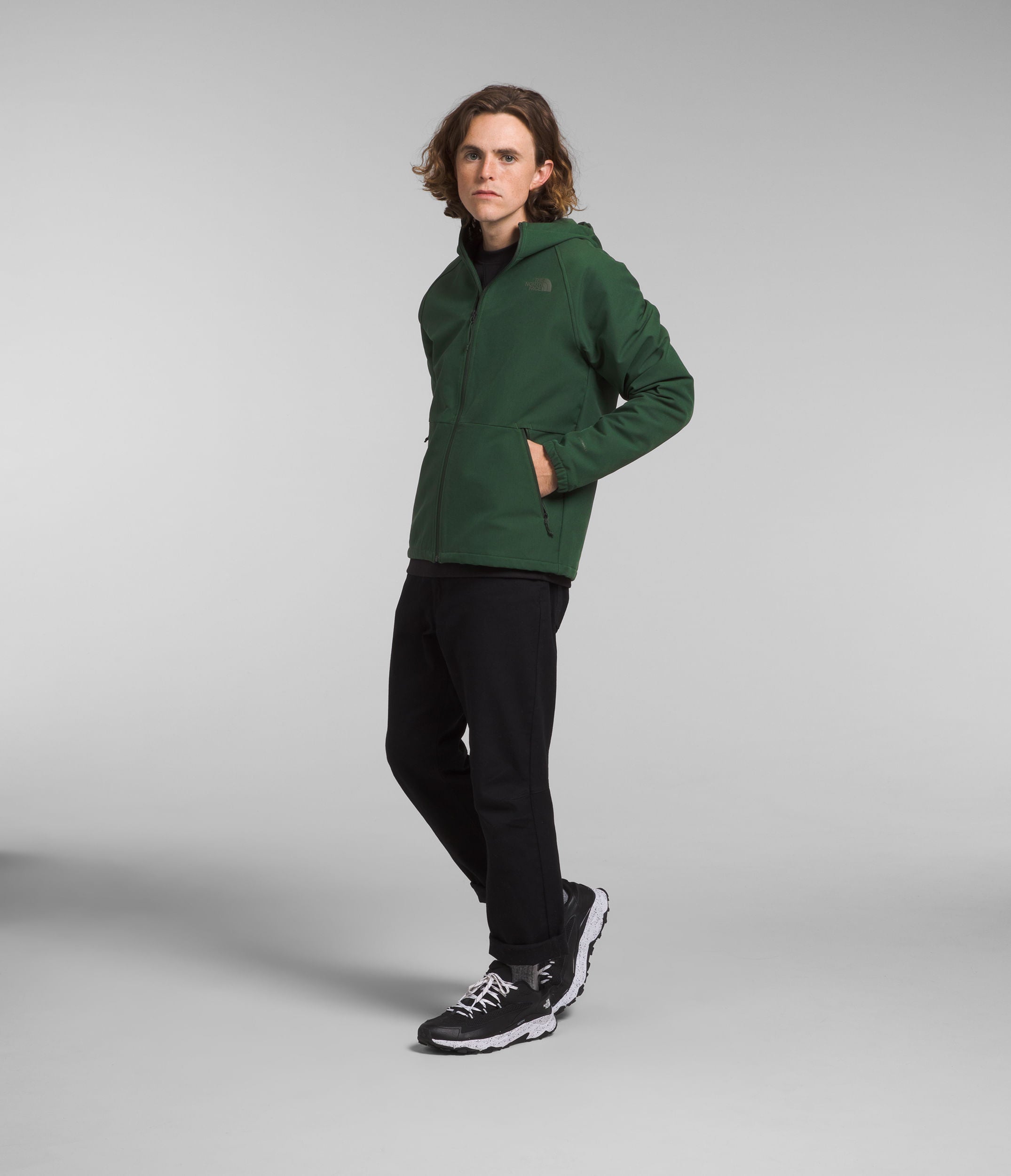Chaqueta Camden Softshell Hoodie Verde Hombre The North Face - imagen 3