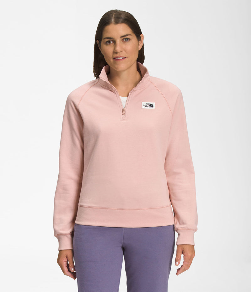 Buzo Heritage Patch 1/4 Zip Rosado Mujer The North Face - imagen 1