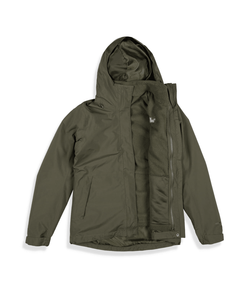 Chaqueta 3 en 1 Toro Peak Triclimate Verde Mujer The North Face - imagen 2