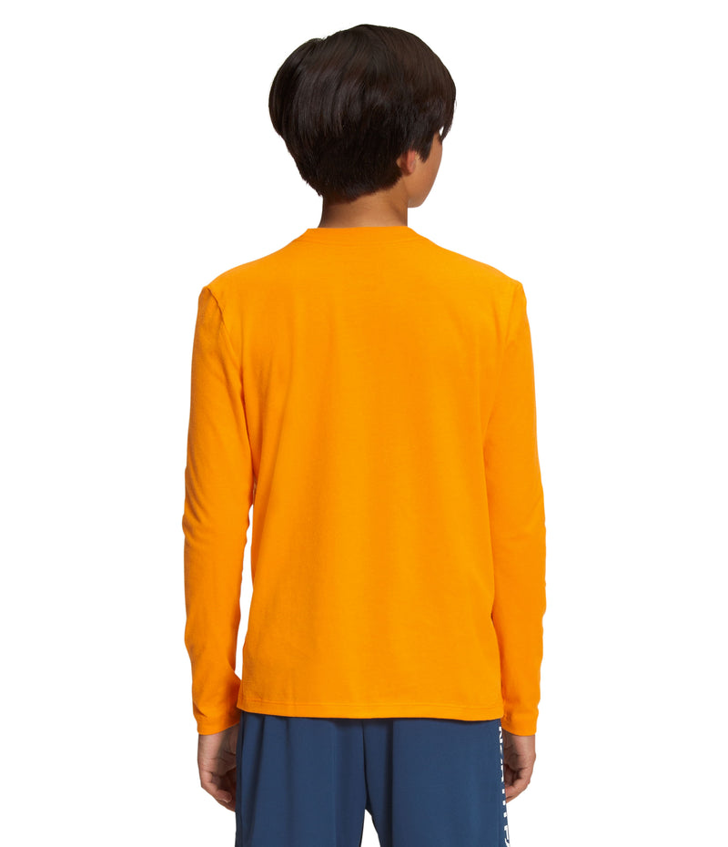 Camiseta Graphic Tee Manga Larga Naranja Niño The North Face - imagen 2