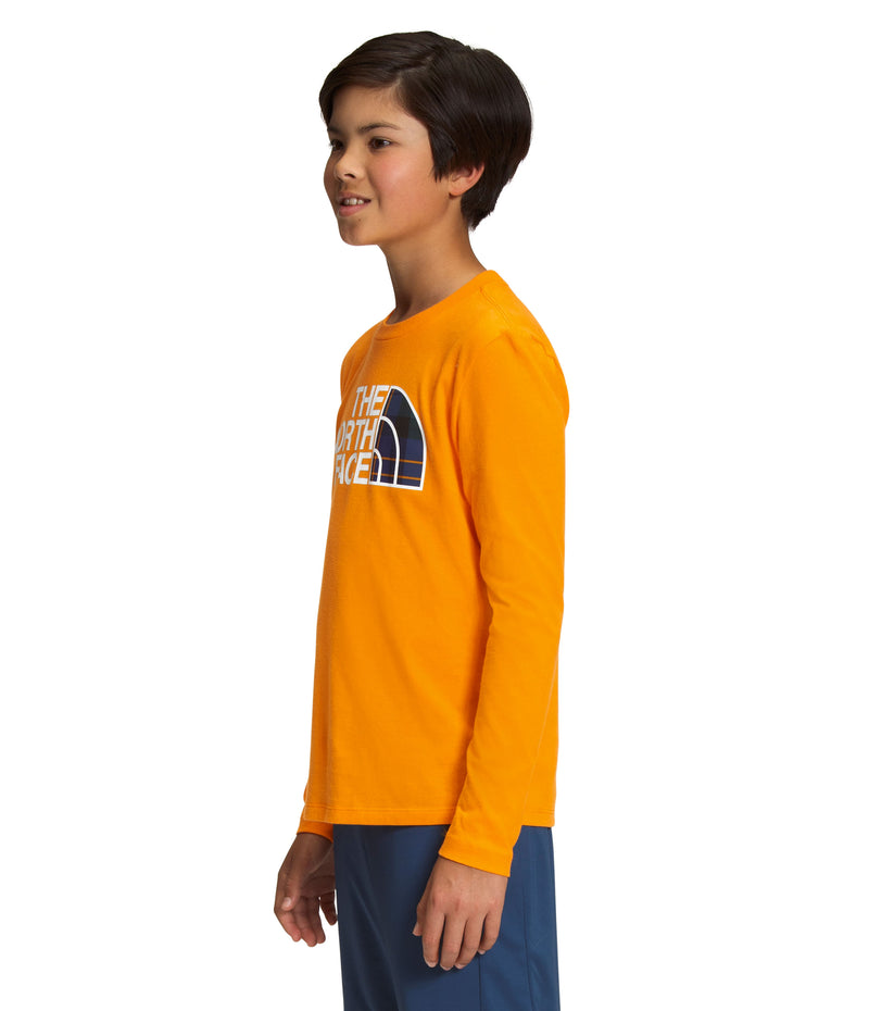 Camiseta Graphic Tee Manga Larga Naranja Niño The North Face - imagen 3
