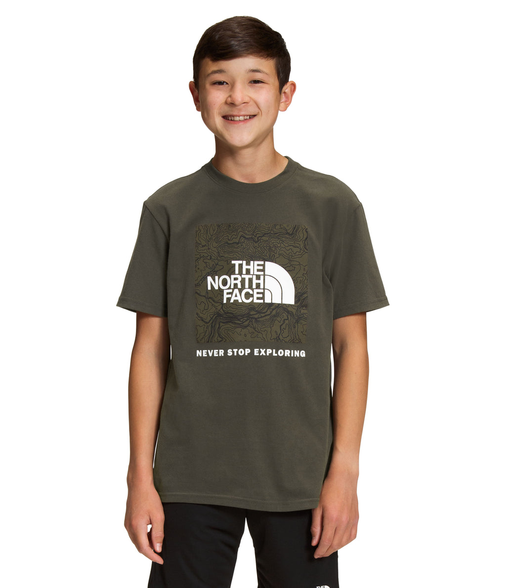 Camiseta Graphic Tee Manga Corta Verde Niño The North Face - imagen 1