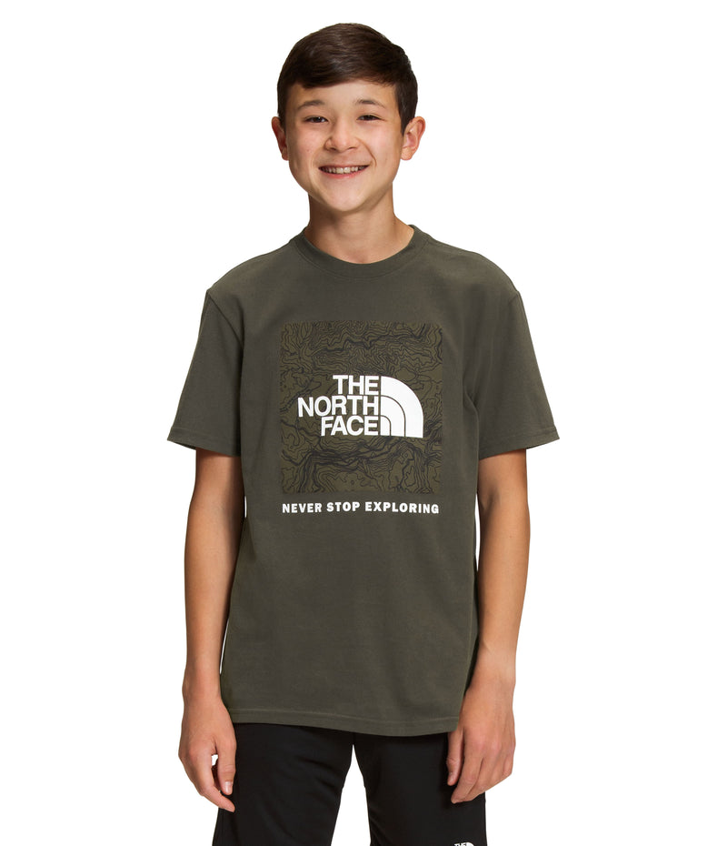 Camiseta Graphic Tee Manga Corta Verde Niño The North Face - imagen 1