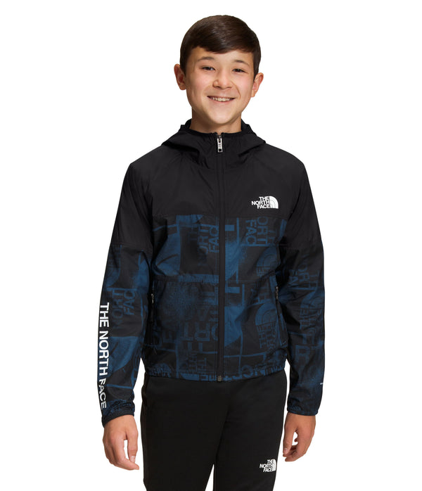 Chaqueta Printed Never Stop Hooded Wind Jacket  Azul Niño The North Face
