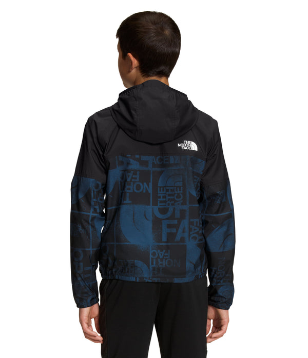 Chaqueta Printed Never Stop Hooded Wind Jacket  Azul Niño The North Face